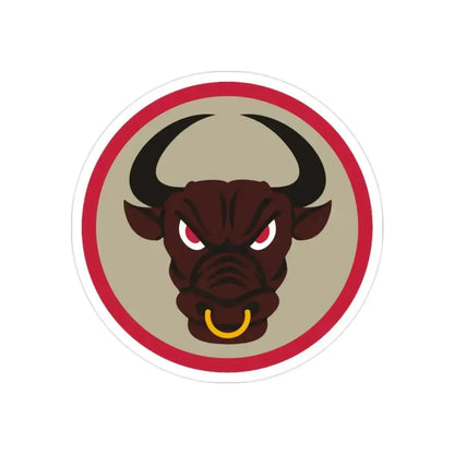 518 Sustainment Brigade 2 (U.S. Army) REVERSE PRINT Transparent Die-Cut STICKER 2 Inch Die-Cut Transparent - The Sticker Space