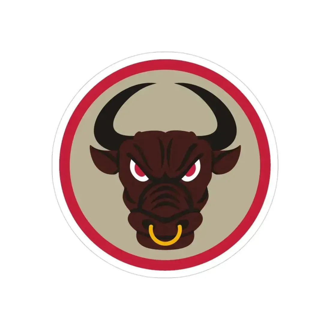 518 Sustainment Brigade 2 (U.S. Army) REVERSE PRINT Transparent Die-Cut STICKER 3 Inch Die-Cut Transparent - The Sticker Space