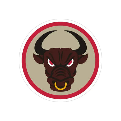 518 Sustainment Brigade 2 (U.S. Army) REVERSE PRINT Transparent Die-Cut STICKER 3 Inch Die-Cut Transparent - The Sticker Space