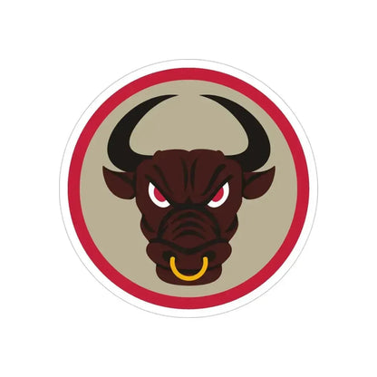 518 Sustainment Brigade 2 (U.S. Army) REVERSE PRINT Transparent Die-Cut STICKER 5 Inch Die-Cut Transparent - The Sticker Space