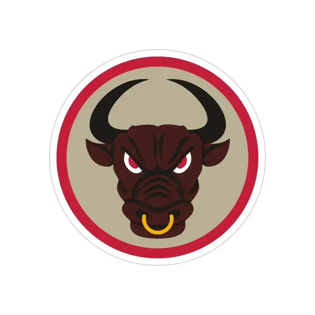 518 Sustainment Brigade 2 (U.S. Army) REVERSE PRINT Transparent Die-Cut STICKER 6 Inch Die-Cut Transparent - The Sticker Space