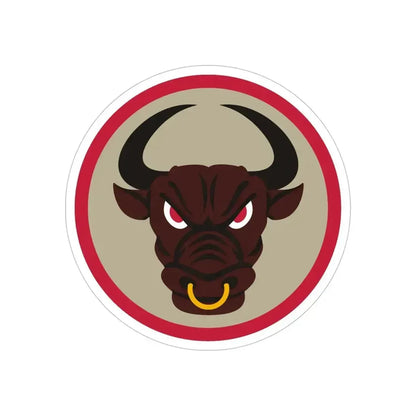 518 Sustainment Brigade 2 (U.S. Army) REVERSE PRINT Transparent Die-Cut STICKER 6 Inch Die-Cut Transparent - The Sticker Space