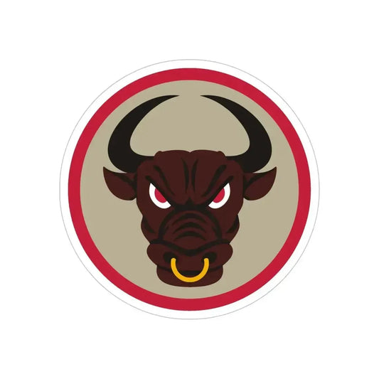 518 Sustainment Brigade 2 (U.S. Army) REVERSE PRINT Transparent Die-Cut STICKER 6 Inch Die-Cut Transparent - The Sticker Space