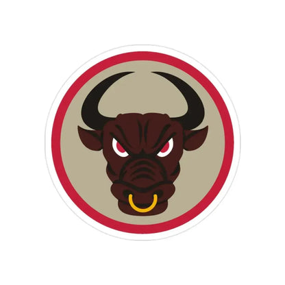 518 Sustainment Brigade 2 (U.S. Army) REVERSE PRINT Transparent Die-Cut STICKER - The Sticker Space