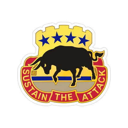 518 Sustainment Brigade 3 (U.S. Army) Transparent STICKER Die-Cut Vinyl Decal 5 Inch - The Sticker Space