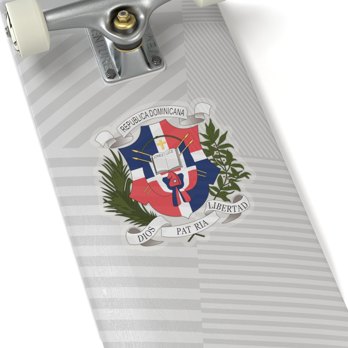 Coat of arms of the Dominican Republic (1860) - STICKER Vinyl Kiss-Cut Decal