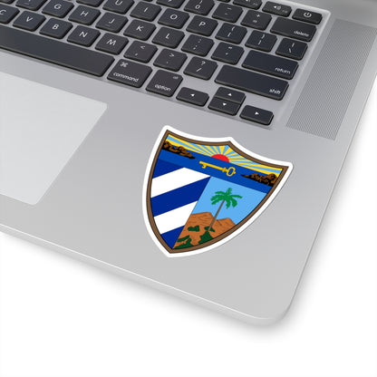 Arms of Cuba (Cuba) (Coat of Arms) STICKER Vinyl Kiss-Cut Decal