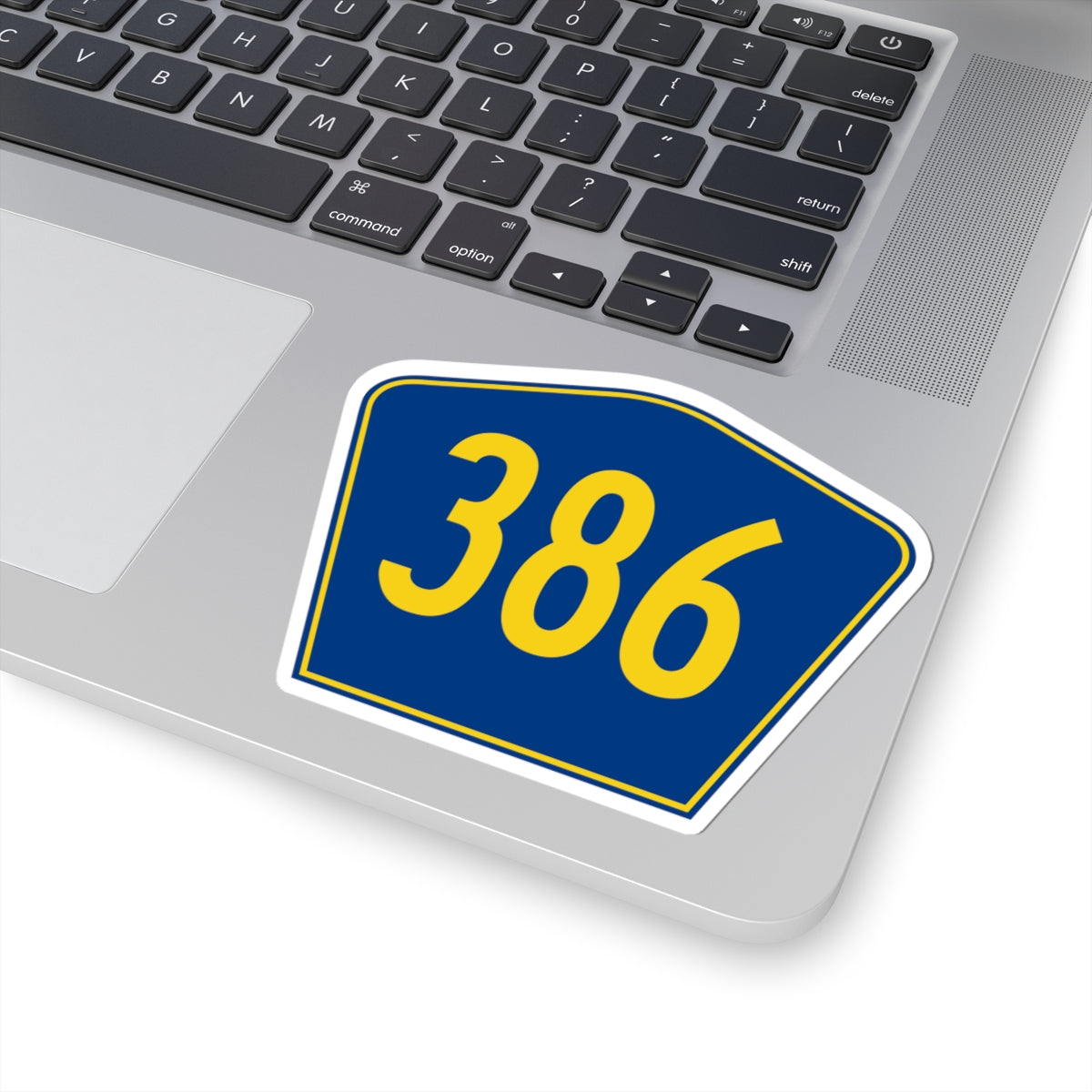 PR secondary 386 (Puerto Rico) (Road Sign) STICKER Vinyl Kiss-Cut Decal