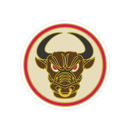 518th Sustainment Brigade (U.S. Army) REVERSE PRINT Transparent Die-Cut STICKER 2 Inch Die-Cut Transparent - The Sticker Space