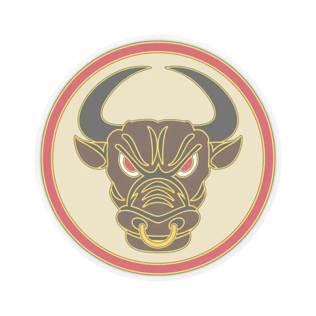 518th Sustainment Brigade (U.S. Army) STICKER Vinyl Kiss-Cut Decal 3 Inch Transparent - The Sticker Space