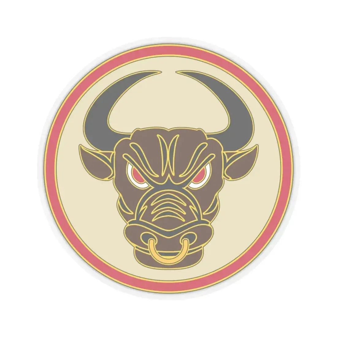 518th Sustainment Brigade (U.S. Army) STICKER Vinyl Kiss-Cut Decal 4 Inch Transparent - The Sticker Space