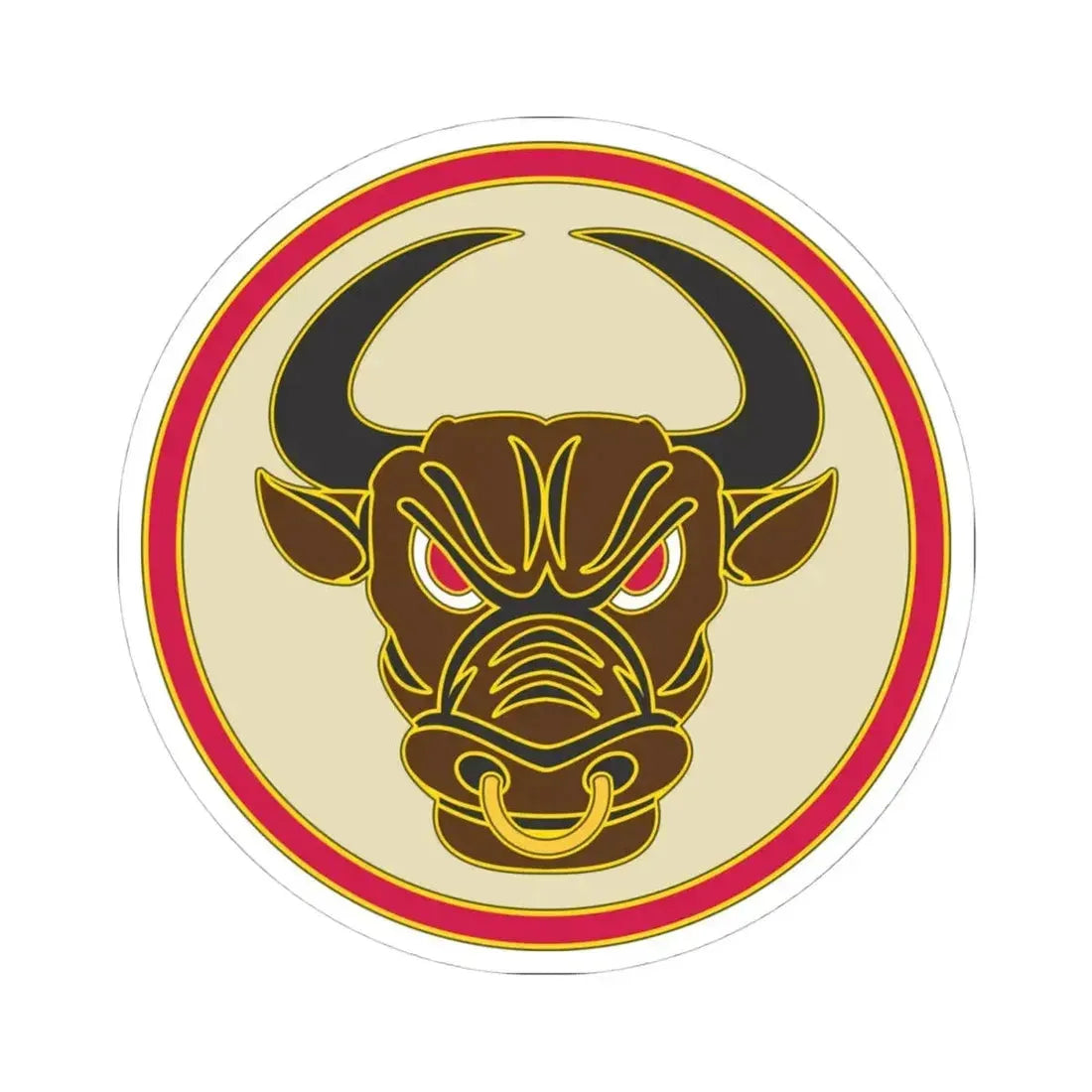 518th Sustainment Brigade (U.S. Army) STICKER Vinyl Kiss-Cut Decal 4 Inch White - The Sticker Space