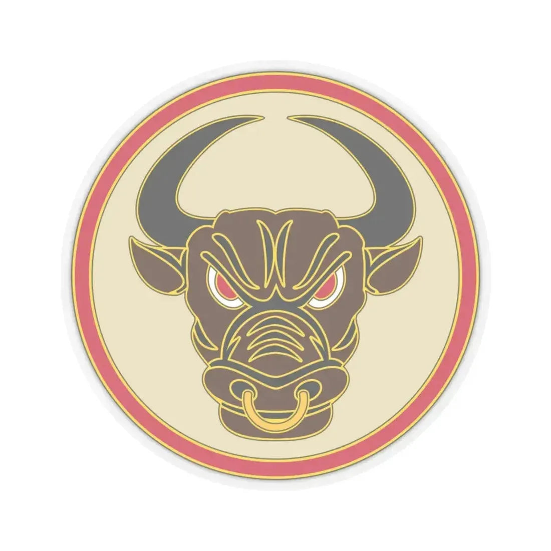 518th Sustainment Brigade (U.S. Army) STICKER Vinyl Kiss-Cut Decal 6 Inch Transparent - The Sticker Space