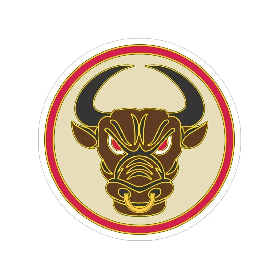 518th Sustainment Brigade (U.S. Army) Transparent STICKER Die-Cut Vinyl Decal 4 Inch - The Sticker Space