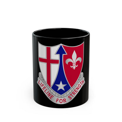 519 Hospital Center (U.S. Army) Black Coffee Mug-11oz-The Sticker Space