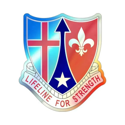 519 Hospital Center (U.S. Army) Holographic STICKER Die-Cut Vinyl Decal 4 Inch Holographic - The Sticker Space