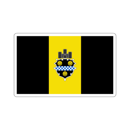 Flag of Pittsburgh, Pennsylvania - STICKER Vinyl Kiss-Cut Decal