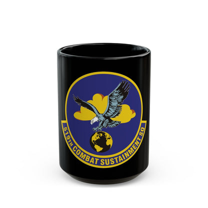 519th Combat Sustainment Squadron (U.S. Air Force) Black Coffee Mug-15oz-The Sticker Space