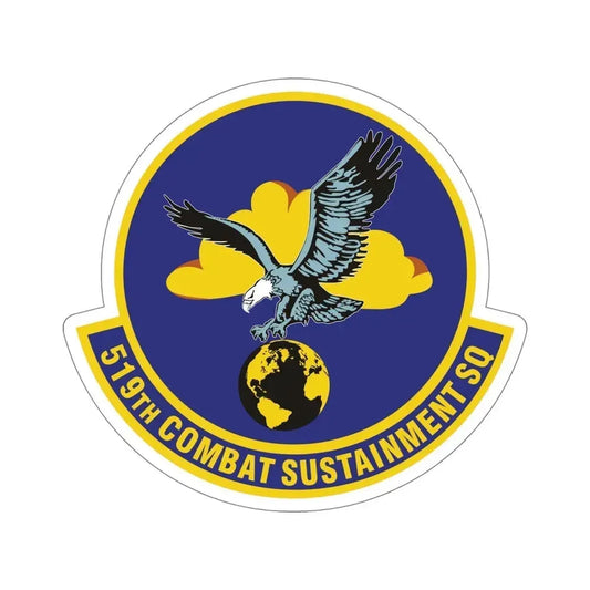 519th Combat Sustainment Squadron (U.S. Air Force) STICKER Vinyl Die-Cut Decal 6 Inch - The Sticker Space