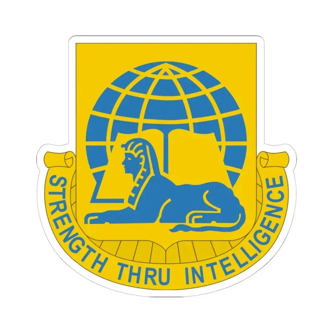 519th Military Intelligence Battalion (U.S. Army) STICKER Vinyl Kiss-Cut Decal 6 Inch White - The Sticker Space