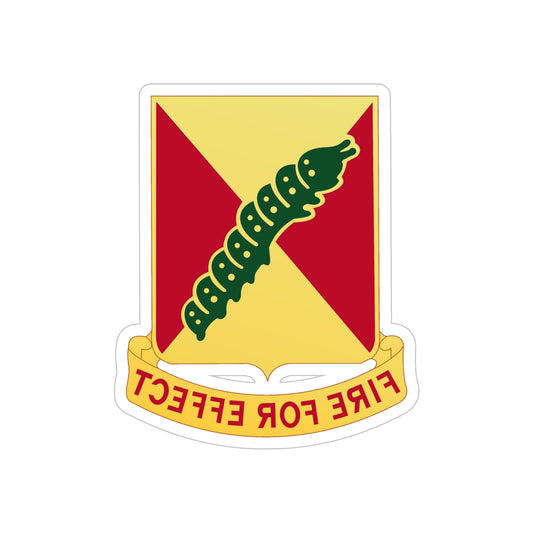 51st Air Defense Artillery Regiment (U.S. Army) REVERSE PRINT Transparent STICKER-6" × 6"-The Sticker Space