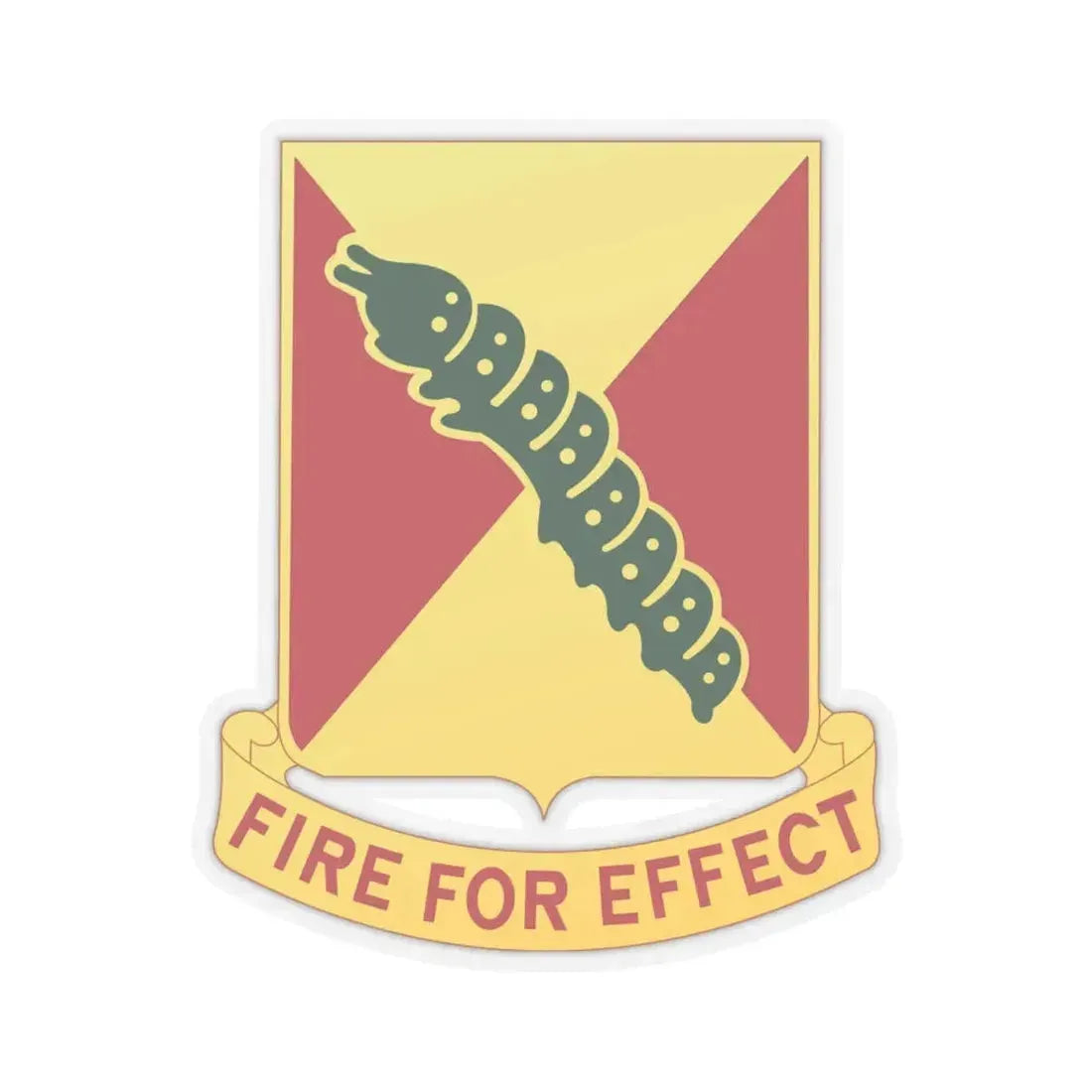 51st Air Defense Artillery Regiment (U.S. Army) STICKER Vinyl Kiss-Cut Decal 4 Inch Transparent - The Sticker Space