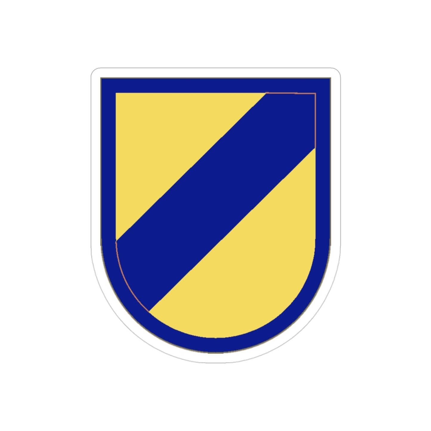 51st Infantry Regiment (U.S. Army) REVERSE PRINT Transparent STICKER-3" × 3"-The Sticker Space