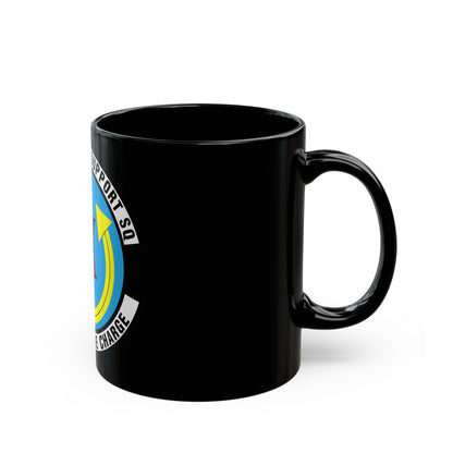 51st Logistics Support Squadron (U.S. Air Force) Black Coffee Mug-The Sticker Space