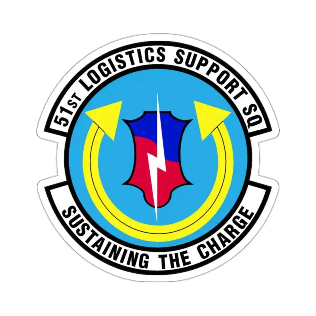 51st Logistics Support Squadron (U.S. Air Force) STICKER Vinyl Kiss-Cut Decal - The Sticker Space
