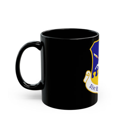 51st Medical Group (U.S. Air Force) Black Coffee Mug-The Sticker Space