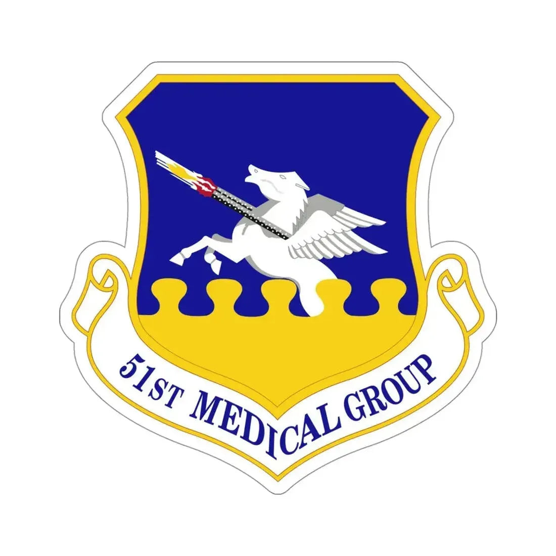51st Medical Group (U.S. Air Force) STICKER Vinyl Die-Cut Decal - The Sticker Space