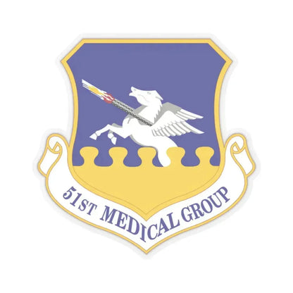 51st Medical Group (U.S. Air Force) STICKER Vinyl Kiss-Cut Decal 2 Inch Transparent - The Sticker Space