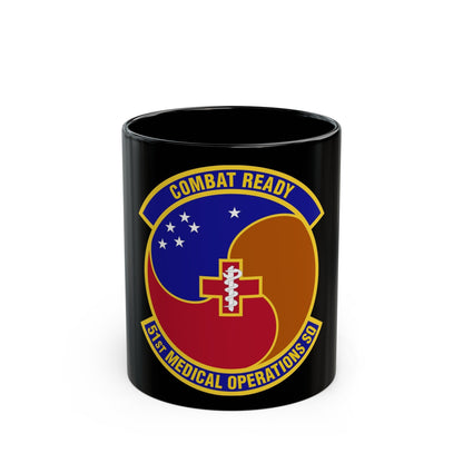 51st Medical Operations Squadron (U.S. Air Force) Black Coffee Mug-11oz-The Sticker Space