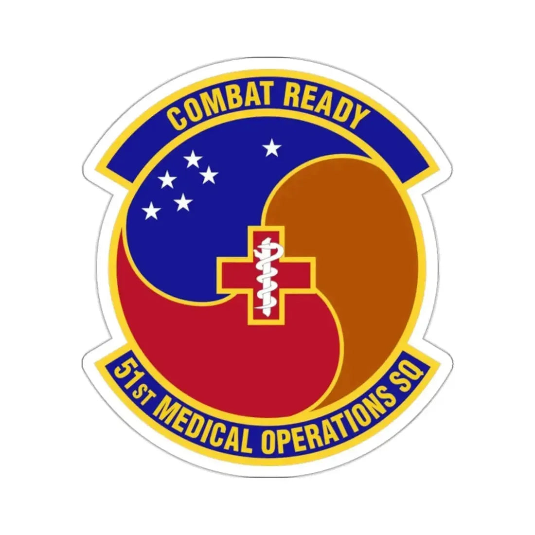 51st Medical Operations Squadron (U.S. Air Force) STICKER Vinyl Kiss-Cut Decal - The Sticker Space