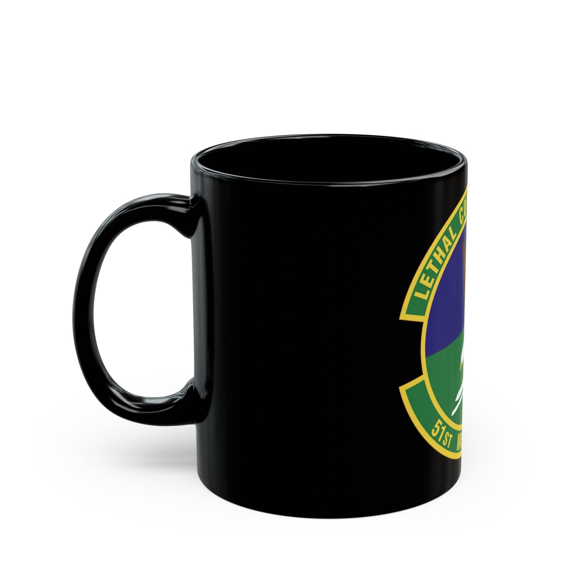 51st Munitions Squadron (U.S. Air Force) Black Coffee Mug-The Sticker Space