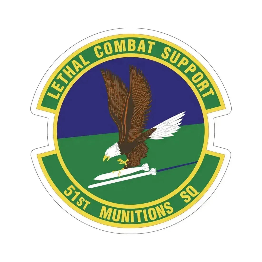 51st Munitions Squadron (U.S. Air Force) STICKER Vinyl Die-Cut Decal 6 Inch - The Sticker Space