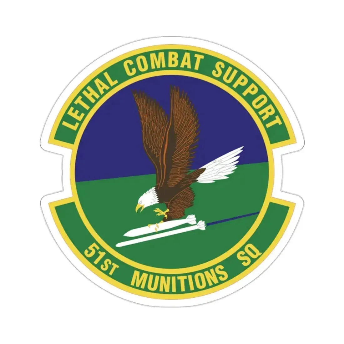 51st Munitions Squadron (U.S. Air Force) STICKER Vinyl Die-Cut Decal - The Sticker Space