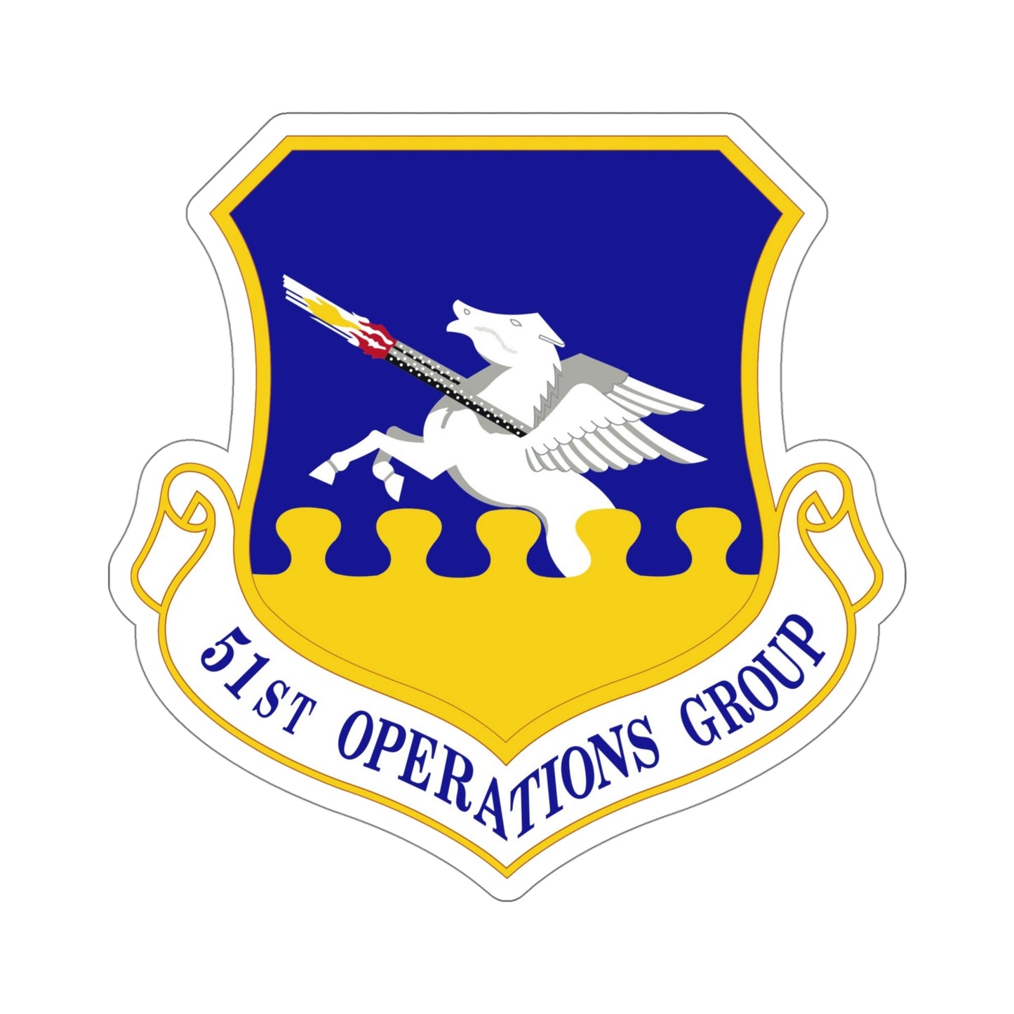51st Operations Group (U.S. Air Force) STICKER Vinyl Die-Cut Decal-5 Inch-The Sticker Space