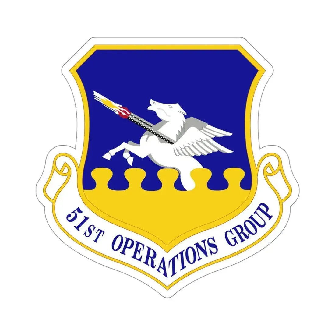 51st Operations Group (U.S. Air Force) STICKER Vinyl Die-Cut Decal - The Sticker Space