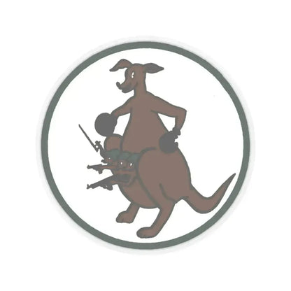 52 Airlift Squadron AMC (U.S. Air Force) STICKER Vinyl Kiss-Cut Decal 3 Inch Transparent - The Sticker Space