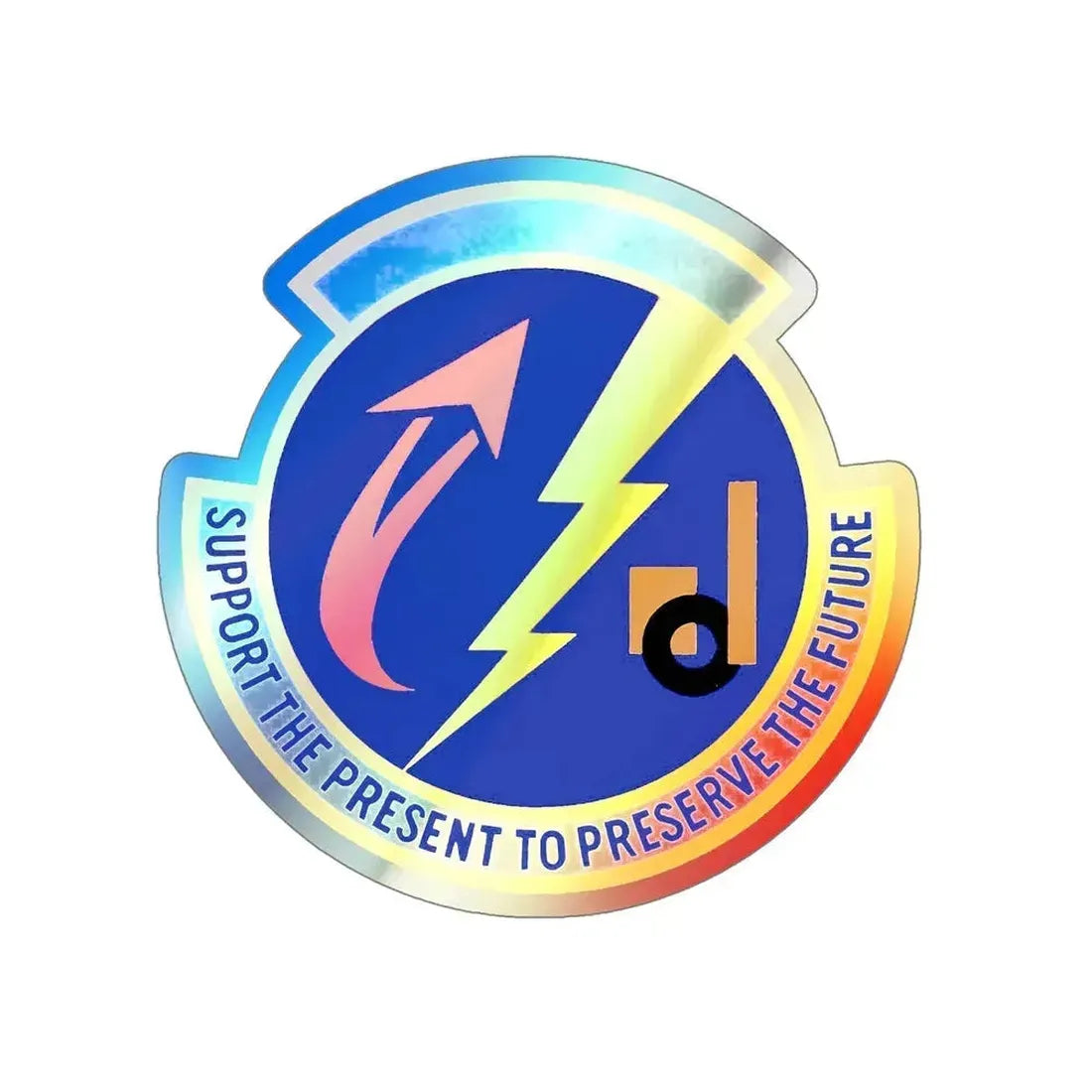 52 Logistics Readiness Sq USAFE (U.S. Air Force) Holographic STICKER Die-Cut Vinyl Decal 6 Inch Holographic - The Sticker Space