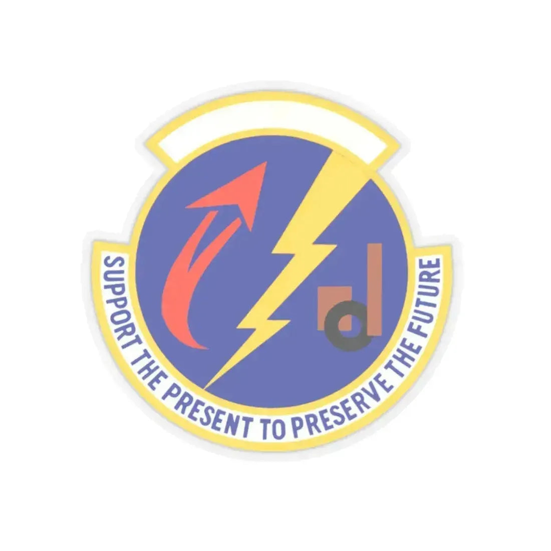 52 Logistics Readiness Sq USAFE (U.S. Air Force) STICKER Vinyl Kiss-Cut Decal 2 Inch Transparent - The Sticker Space