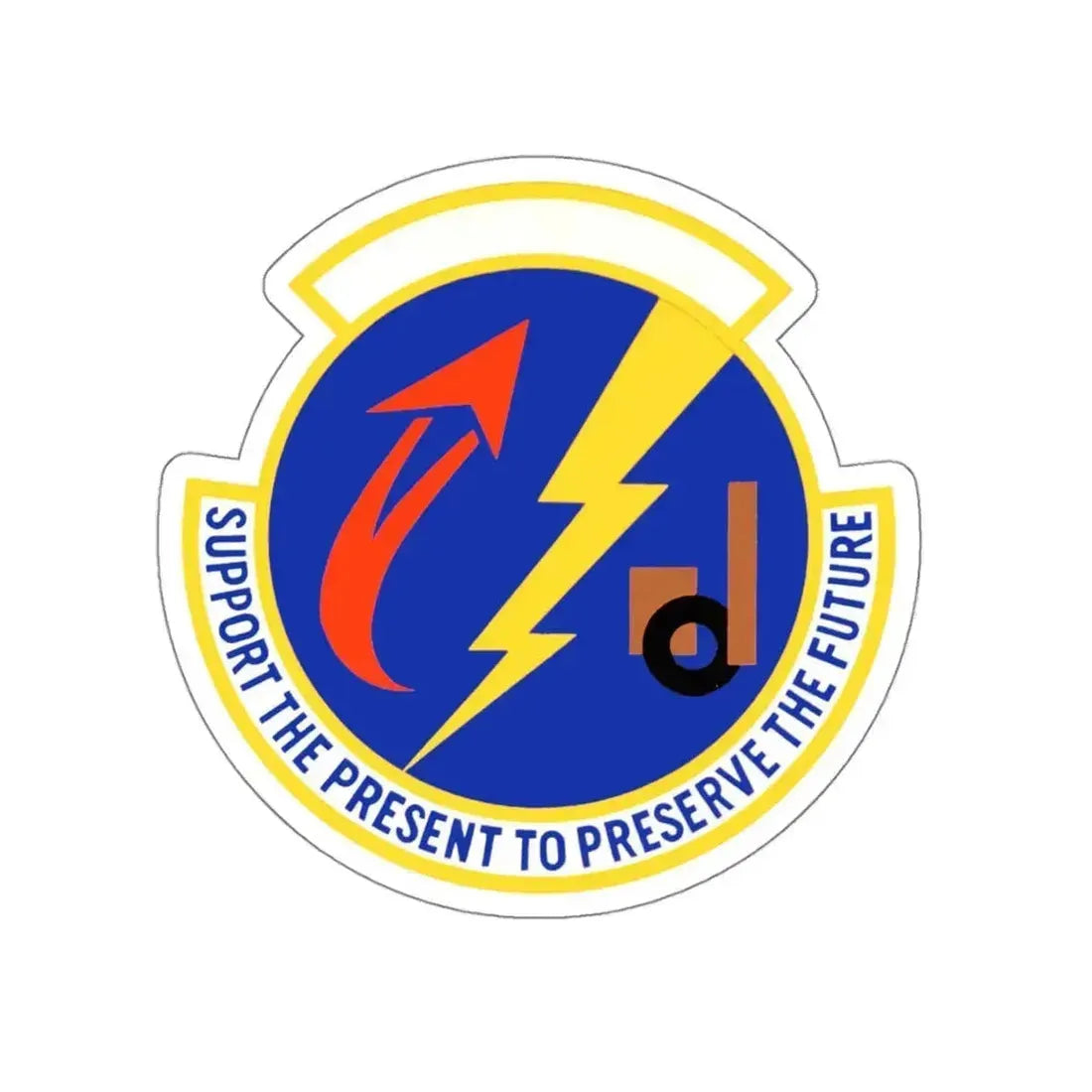 52 Logistics Readiness Sq USAFE (U.S. Air Force) STICKER Vinyl Kiss-Cut Decal 4 Inch White - The Sticker Space