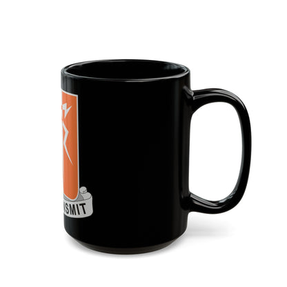 52 Signal Battalion (U.S. Army) Black Coffee Mug-The Sticker Space