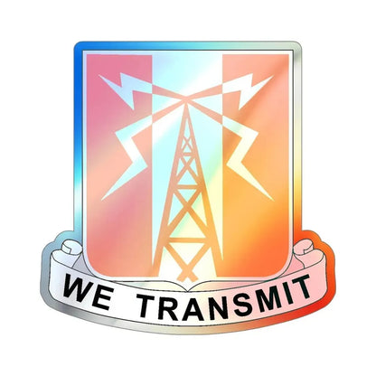 52 Signal Battalion (U.S. Army) Holographic STICKER Die-Cut Vinyl Decal - The Sticker Space