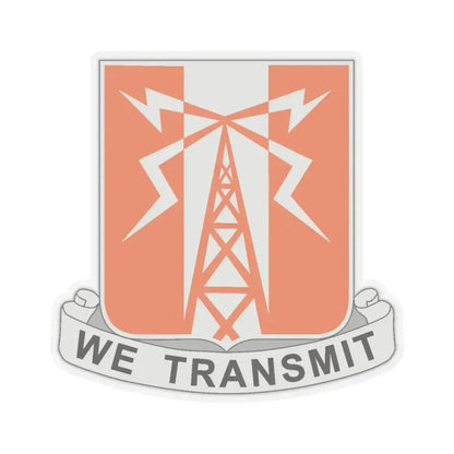 52 Signal Battalion (U.S. Army) STICKER Vinyl Kiss-Cut Decal 3 Inch Transparent - The Sticker Space
