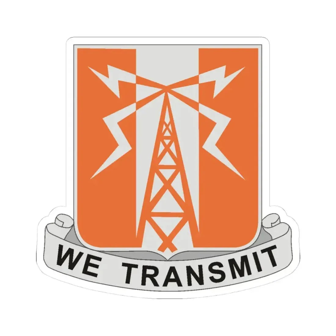 52 Signal Battalion (U.S. Army) STICKER Vinyl Kiss-Cut Decal 3 Inch White - The Sticker Space