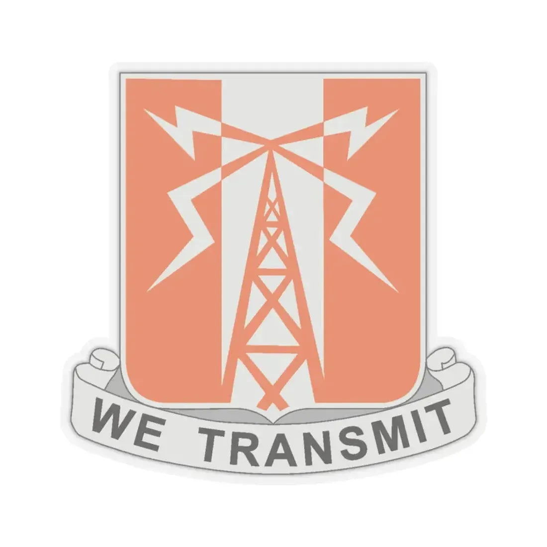 52 Signal Battalion (U.S. Army) STICKER Vinyl Kiss-Cut Decal 6 Inch Transparent - The Sticker Space