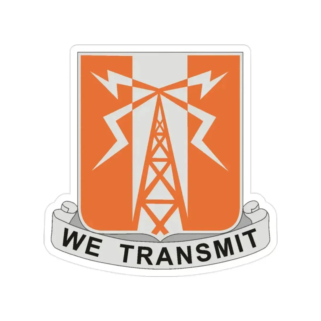 52 Signal Battalion (U.S. Army) Transparent STICKER Die-Cut Vinyl Decal 2 Inch - The Sticker Space