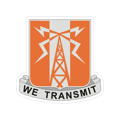 52 Signal Battalion (U.S. Army) Transparent STICKER Die-Cut Vinyl Decal 2 Inch - The Sticker Space